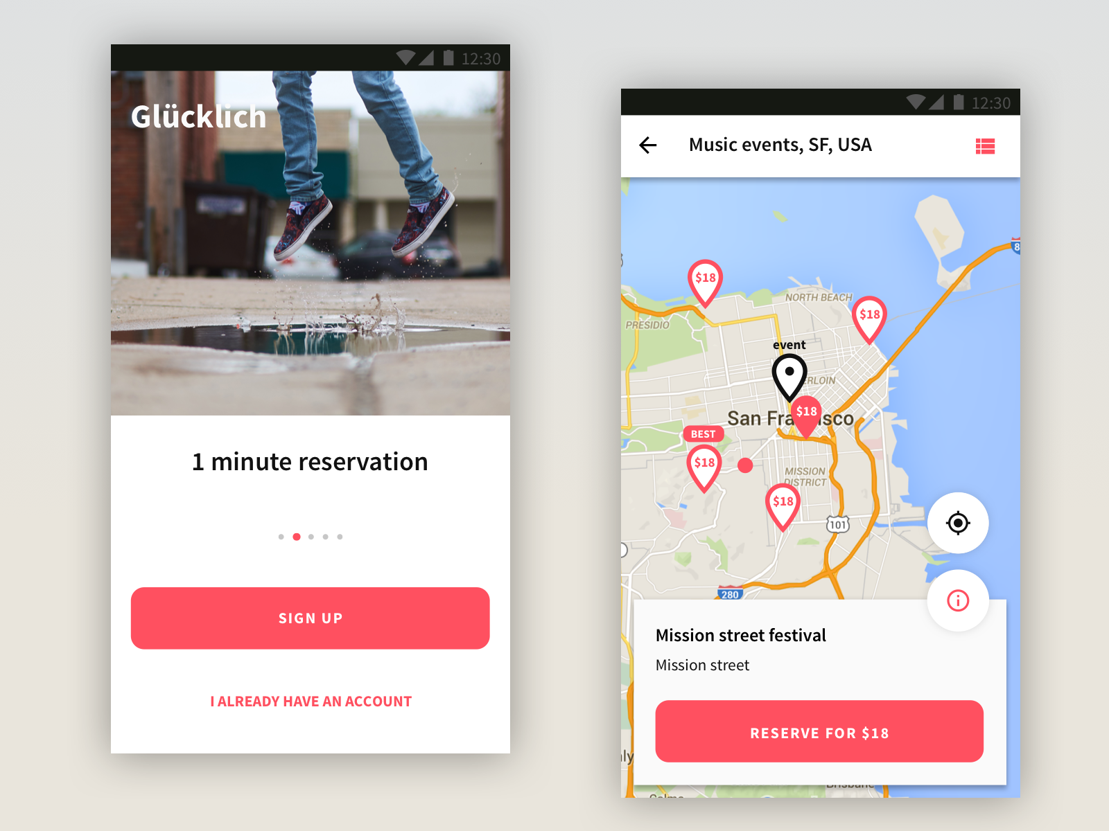  The design included end-user and admin sections. Over 80 screens/states in total were designed. 